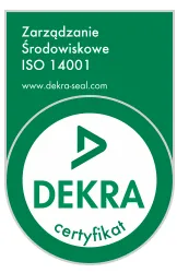 DEKRA — certyfikat Zarządzanie Środowiskowe ISO 14001