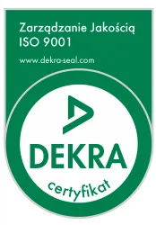 DEKRA — certyfikat Zarządzanie Jakością ISO 9001